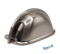 M4TEC Cup Kitchen Cabinet Door Handles Cupboards Drawers Bedroom Furniture Pull Handle Brushed Stainless Steel. VD7 Series: 76 mm Pack of 10