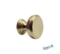M4TEC Interior Kitchen Cabinet Door Knobs Cupboards Drawers Bedroom Furniture Pull Handles Anodised Gold Brass. VJ4 Series: 29 mm
