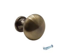M4TEC Interior Kitchen Cabinet Door Knobs Cupboards Drawers Bedroom Furniture Pull Handles Antique Brass. VH4 Series: 29 mm Pack of 10