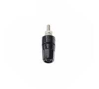 M4X36 Pure Copper Terminal 4MM Banana Jack Socket 20A Binding Post Banana Connector 5Pcs(Black)