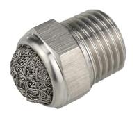 M5 1/8" 1/4" 3/8" 1/2" -2" BSP NPT Male Pneumatic Air 304 Stainless Steel Exhaust Muffler Silencers Fitting Noise Filter(BSPT SS304 Nest 3/4")