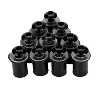 M5*16 5mm Motorcycle Screws Windshield Bolts Fairing Mountings Kits For Honda CBR 600 F4i CBR1000RR CB400 VFR800 Scooter Sunvisor(Black)
