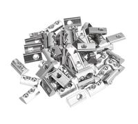 (M5) 50pcs 40 Series T Slot Elastic Nut Round Roll Spring Nut for 40 Series Aluminum Profile