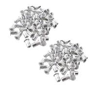 M5 5mm Alu Nut Serts Riveting Nuts Rivet Threaded Inserts Blindnut Rivnut 100pc