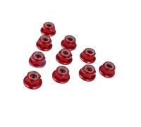 M5 Aluminum for Flange for Nylon Lock Nut Low Profile 4.5mm Height CCW CW Anti-Loose Insert for 2204 2205 2206 Brushless Motor RC Drone QAV250 210 10-Pack