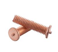 M5 Carbon Steel Copper Plated Stud Weld Spot Welding Screw Solder Point Nail Bolt for Capacitor Discharge(X40mm)