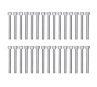 M5 Cylindrical Head Hex Socket Screws, A2-70 Stainless Steel Socket Cap Screws, DIN 912 Metric Fasteners with 4mm Wrench Size, for DIY, Machinery & Automotive Use (M5*45)