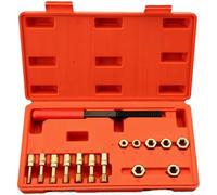 M5 for m6 M8 for m10 Thread Tap Kit 15PCS Steel M5 for m6 M8