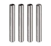 M5 Internal Thread Dowel Pin 4pcs 8x80mm Chamfering Flat Carbon Steel Cylindrical Pin Bed Bookshelf Metal Devices Industrial Pins