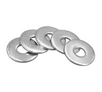 M5-M12 Penny Steel Washers Multipack Standard Round Flat Repair Washer Large Metal Washers for Screws & Bolts (304 Stainless Steel, M5 x 25mm - 20pcs)
