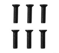 M5/M6 22mm Left Hand Thread Metal Drill Chuck Shank Adapter Fixing Screws 6 Pcs Set Workshop Power Tools Replacement Parts for Professional Drilling Equipment(M6x22mm)