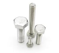 M5 M6 M8 A2-70 304 Stainless Steel DIN933 External Hex Screw Head Bolt Lengthen 30-250mm 1/10Pcs(60mm,M8 1pc)