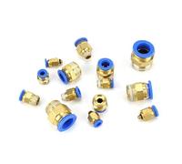 M5 M6 M8 M10 M12 M14 Metric Male Thread Straight Pneumatic Pipe Fitting Push in Quick Connector Fit 4mm 6mm Tube OD(PC6-M10x1.5)