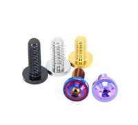 M5 M6 M8 M10 TC4 Alloy PVD Head Torx Hexalobular Socket Pan Head Electric Scoote Motorcycle Refit Screw Anti-theft Bolt(Titanium Gold 1pcs,M5x15mm)