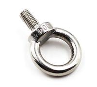 M5 Ring Shape Lifting Threaded Eye Bolt 304 Stainless Steel for Eye Nut Fastener-20 Pack