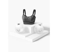 M5 Smart Bra Bundle: Double M5 Smart Breast Pump and 4-in-1 Pumping Bra(YN12) | Bra Size: XL | Color: Quill Grey