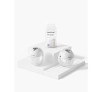 M5 Smart Double Wearable Breast Pump + 120 Breastmilk Storage Bags Bundle | Color: Quill Grey + 120 count bags
