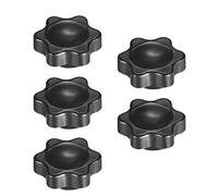 M5 Threaded Star Handle Gripandles Screw Knobs 5 Pieces