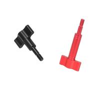 M5 Thumb Screw, M5x18 Aluminum Alloy T-Handle Knob, Hand Tighten Screw for Action Camera Mounting Machine Screws(Feichao Long Red)