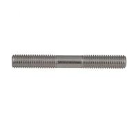 M5 x 0.8 Double Ended Threaded Rod - 20mm to 250mm Metric 304 Stainless Steel Stud Bolts for Industrial Applications(M5x35mm 10pcs)