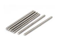 M5 x 100mm 0.8mm Pitch 304 Stainless Steel Fully Threaded Rod Bar Studs 10 Pcs