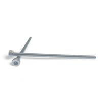 M5 x 100mm Allen Socket Head Cap Screws (10pk) - ISO 4762 A2-70 Stainless Steel Allen Hex Drive Machine Screws - Full Thread Metric Fasteners for DIY, Engineering, 3D Printing M2 M3 M4 M5 M6 M8 (10pk)