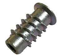 M5 x 20mm THREADED HEX DRIVE INSERT FIXING TYPE D WOOD SCREW INSERTS NUTS (10)