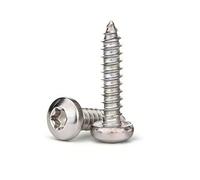 M5 x 25mm Torx Round Pan Head Self Tapping Screws, Stainless Steel 304, Metal Wood Screw, 50 PCS