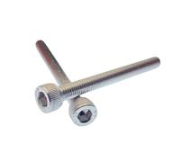 M5 x 50mm Allen Socket Head Cap Screws (10pk) - ISO 4762 A2-70 Stainless Steel Allen Hex Drive Machine Screws - Full Thread Metric Fasteners for DIY, Engineering, 3D Printing M2 M3 M4 M5 M6 M8 (10pk)