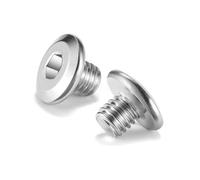 M5 x 6mm 10Pcs Flat Head Hex Socket Cap Screws Bolts, 304 Stainless Steel 18-8, Full Thread, by SG TZH (with Hex Spanner)