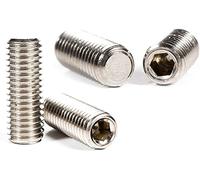M5 x 6mm A2 Stainless Steel Flat Point Grub Screws/Grubs Bolts (Pack of 20)