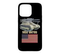 M50 Ontos Multiple 106 mm Anti-Tank Vehicle American Flag Case for iPhone 15 Pro Max