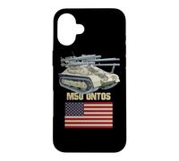 M50 Ontos Multiple 106 mm Anti-Tank Vehicle American Flag Case for iPhone 16 Plus