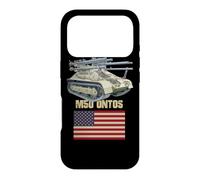 M50 Ontos Multiple 106 mm Anti-Tank Vehicle American Flag Case for iPhone 17 Pro