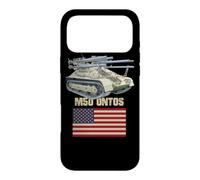 M50 Ontos Multiple 106 mm Anti-Tank Vehicle American Flag Case for iPhone 17 Pro Max