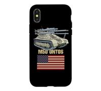 M50 Ontos Multiple 106 mm Anti-Tank Vehicle American Flag Case for iPhone X/XS