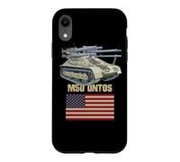 M50 Ontos Multiple 106 mm Anti-Tank Vehicle American Flag Case for iPhone XR
