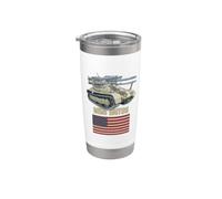 M50 Ontos Multiple 106 mm Anti-Tank Vehicle American Flag Stainless Steel Insulated Tumbler