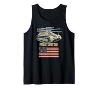 M50 Ontos Multiple 106 mm Anti-Tank Vehicle American Flag Tank Top