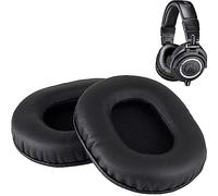 M50X Ear Pads Cushions Replacement Compatible with Audio Technica ATH M50X M50XBT M50RD M40X M30X M20X MSR7 SX1 Monitor Headphones,Ear Muffs Memory Foam Earpads