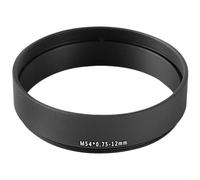 M54x0.75 Black Anodized Aluminum Extension Tube for Telescope Imaging Systems with Internal and External M54x0.75 Threads (M54*0.75-12 mm)