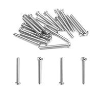 M5x45mm Fully Threaded, Truss Head Bolts Stainless Steel Machine Screws with Cross Recessed Phillips Drive for Cabinet Drawer Knob Pull Handle 20PCS