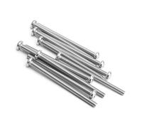 M5x70mm Fully Threaded, Truss Head Bolts Stainless Steel Machine Screws with Cross Recessed Phillips Drive for Cabinet Drawer Knob Pull Handle 20PCS
