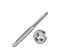 M6×0.5mm Metric Tap and Die Set - HSS Straight Flute Machine Thread Tapping Tool for Metalworking