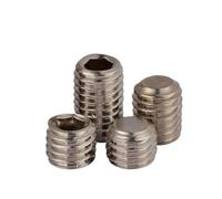 M6*0.75 M8/M10/M12*1/1.25/1.5 * 20 M14/M16*1.5 Fine Thread 304 Stainless Steel Hexagon Socket Flat Headless Grub Set Screw(20mm,M10 x1.25 (5pcs))