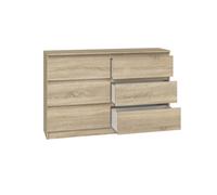 M6 120 Malwa Chest Of Drawers Sonoma Oak