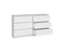M6 140 Malwa Large Chest Of Drawers White