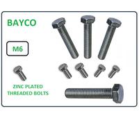Hexagon Set Screw, Bright Zinc Plated Finish, M6 x 40mm (Pack of 200)
