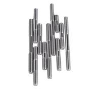 M6 Double-Ended Threaded Rod - 316 Stainless Steel, Headless Stud Bolt, DIN835, M6x40, M6x50, M6x60(4Pcs M6x50 18mm Thread Length)