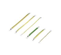 M6 Earth Strap 200mm 10mm² Cable Set - 2565100 [5 Pieces]